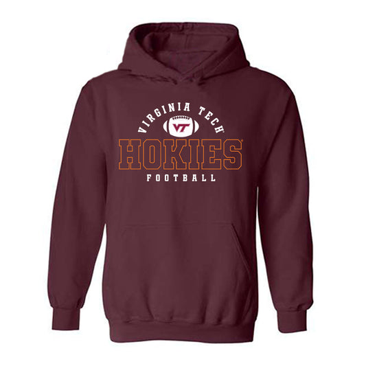 Virginia Tech - NCAA Football : Keylen Adams - Fashion Shersey Hooded Sweatshirt