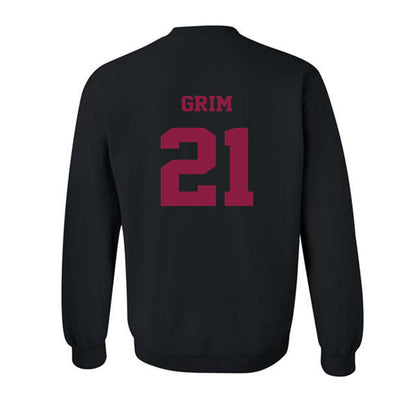 Virginia Tech - NCAA Baseball : Ethan Grim - Fashion Shersey Crewneck Sweatshirt-1