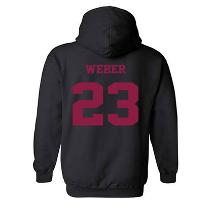 Virginia Tech - NCAA Baseball : Ben Weber - Fashion Shersey Hooded Sweatshirt-1