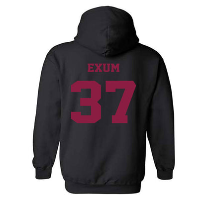 Virginia Tech - NCAA Baseball : Jacob Exum - Fashion Shersey Hooded Sweatshirt