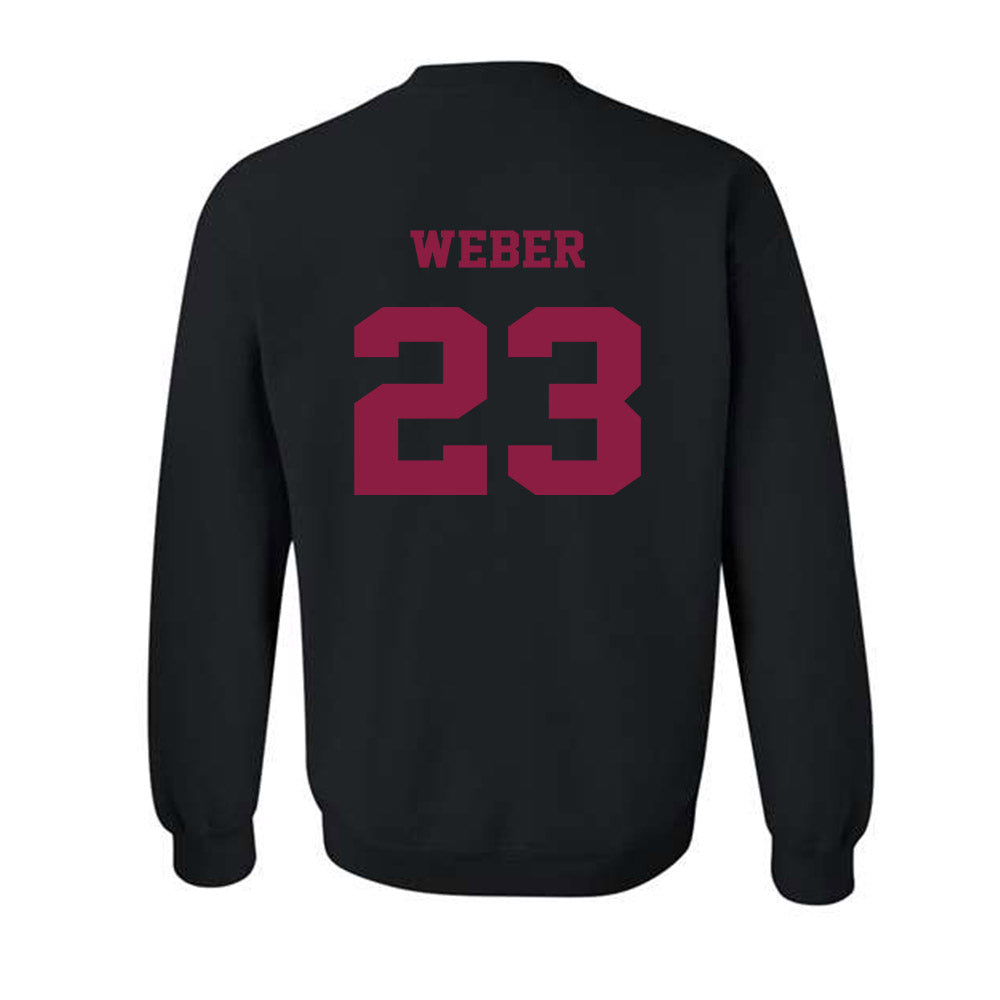 Virginia Tech - NCAA Baseball : Ben Weber - Fashion Shersey Crewneck Sweatshirt-1