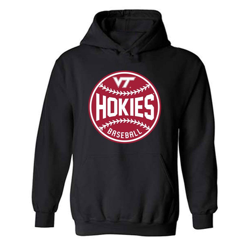 Virginia Tech - NCAA Baseball : Hudson Lutterman - Fashion Shersey Hooded Sweatshirt-0