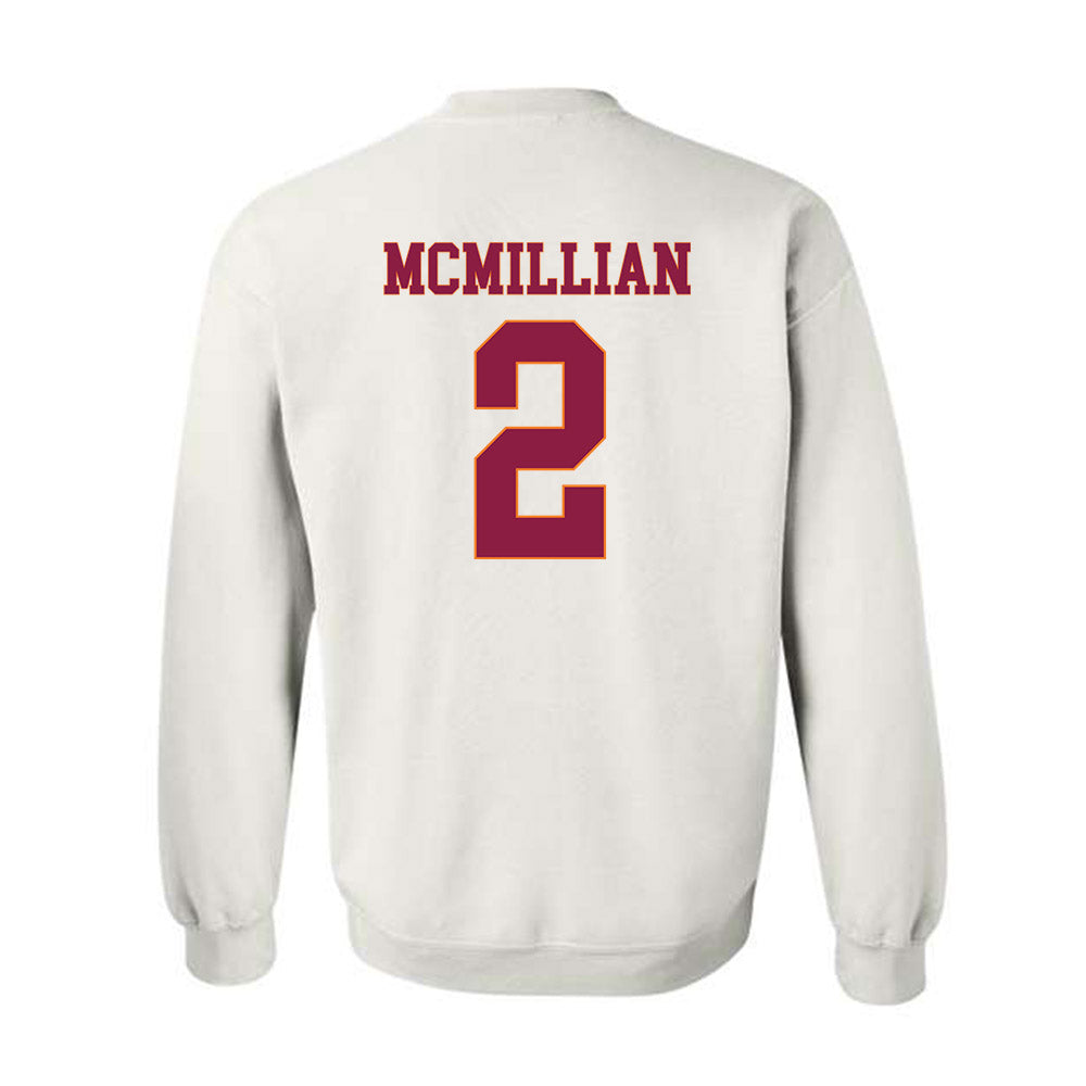 Virginia Tech - NCAA Softball : Cori McMillian - Fashion Shersey Crewneck Sweatshirt-1