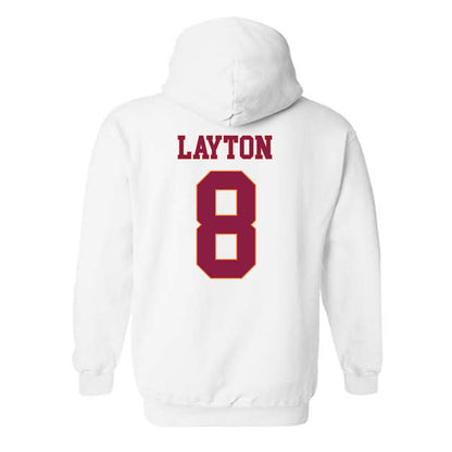 Virginia Tech - NCAA Softball : Avery Layton - Fashion Shersey Hooded Sweatshirt-1