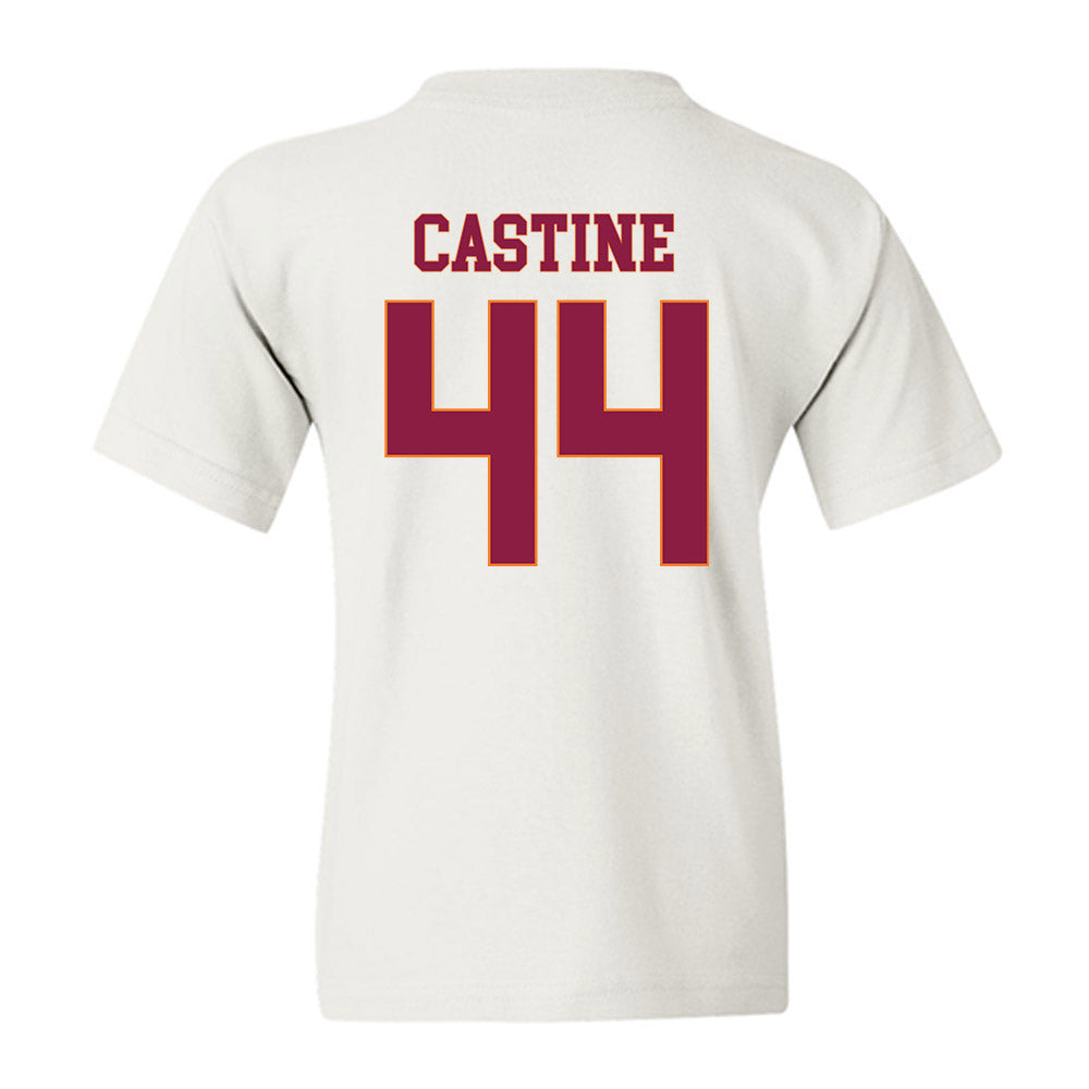  - NCAA Softball : Rachel Castine - Fashion Shersey Youth T-Shirt-1