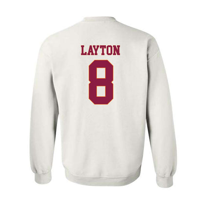 Virginia Tech - NCAA Softball : Avery Layton - Fashion Shersey Crewneck Sweatshirt-1