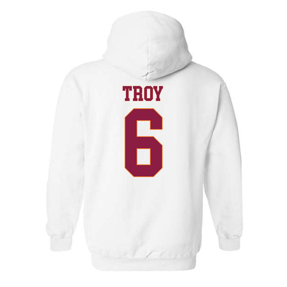 Virginia Tech - NCAA Softball : Reagan Troy - Fashion Shersey Hooded Sweatshirt-1