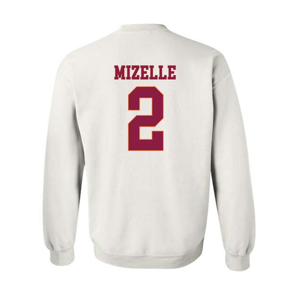 Virginia Tech - NCAA Softball : Gaby Mizelle - Fashion Shersey Crewneck Sweatshirt-1