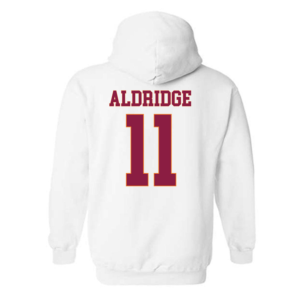 Virginia Tech - NCAA Softball : Kylie Aldridge - Fashion Shersey Hooded Sweatshirt-1