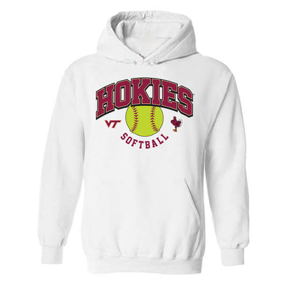 Virginia Tech - NCAA Softball : Sophie Kleiman - Fashion Shersey Hooded Sweatshirt-0