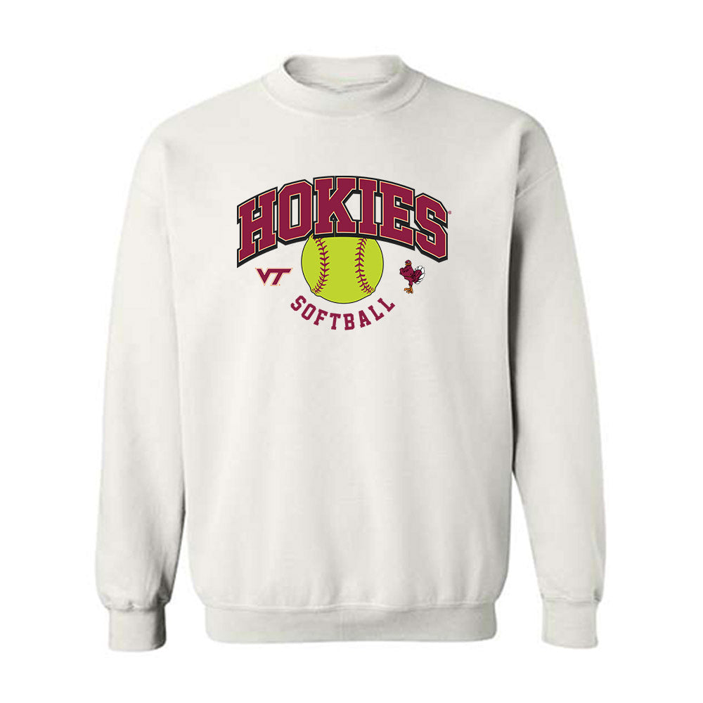  - NCAA Softball : Rachel Castine - Fashion Shersey Crewneck Sweatshirt-0