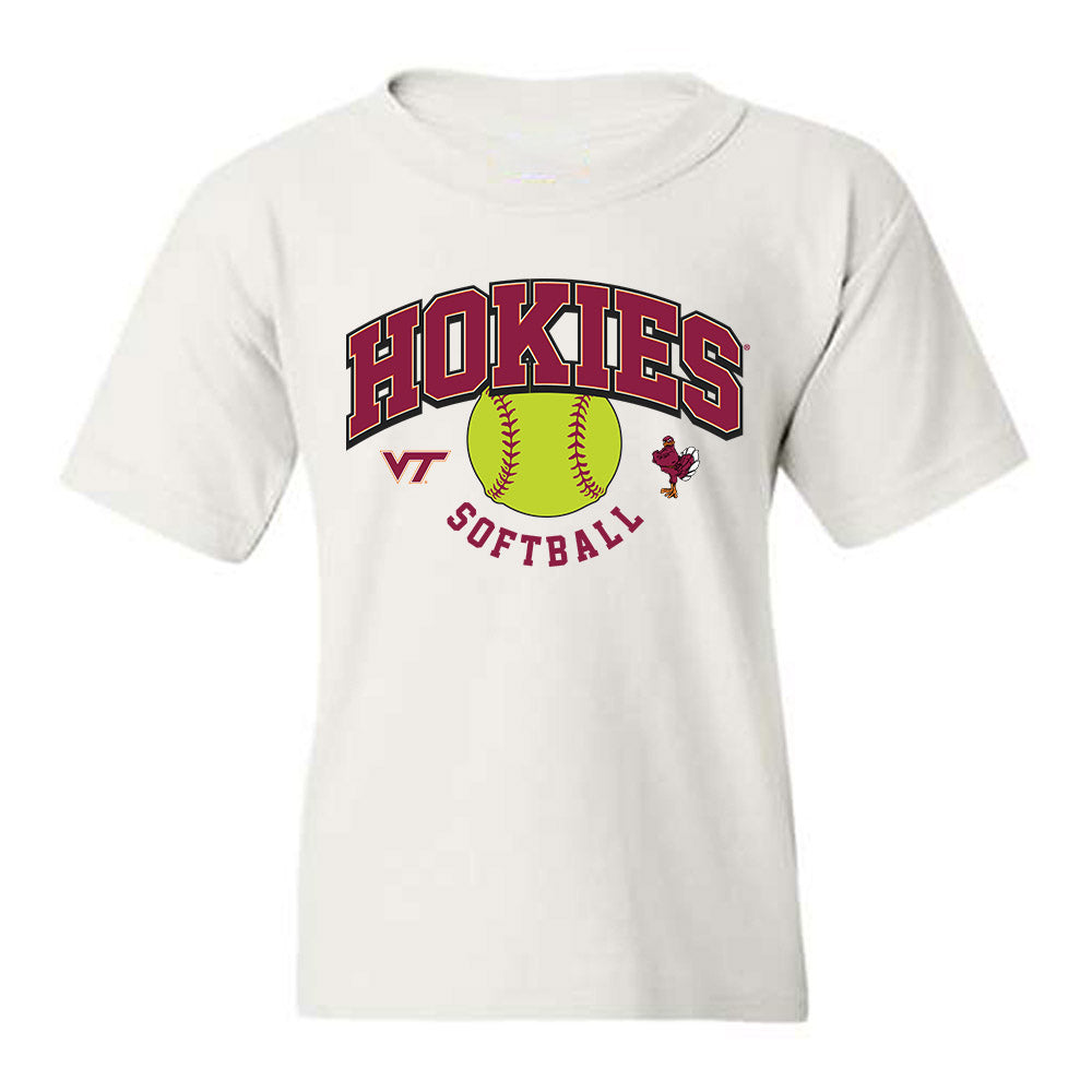  - NCAA Softball : Rachel Castine - Fashion Shersey Youth T-Shirt-0