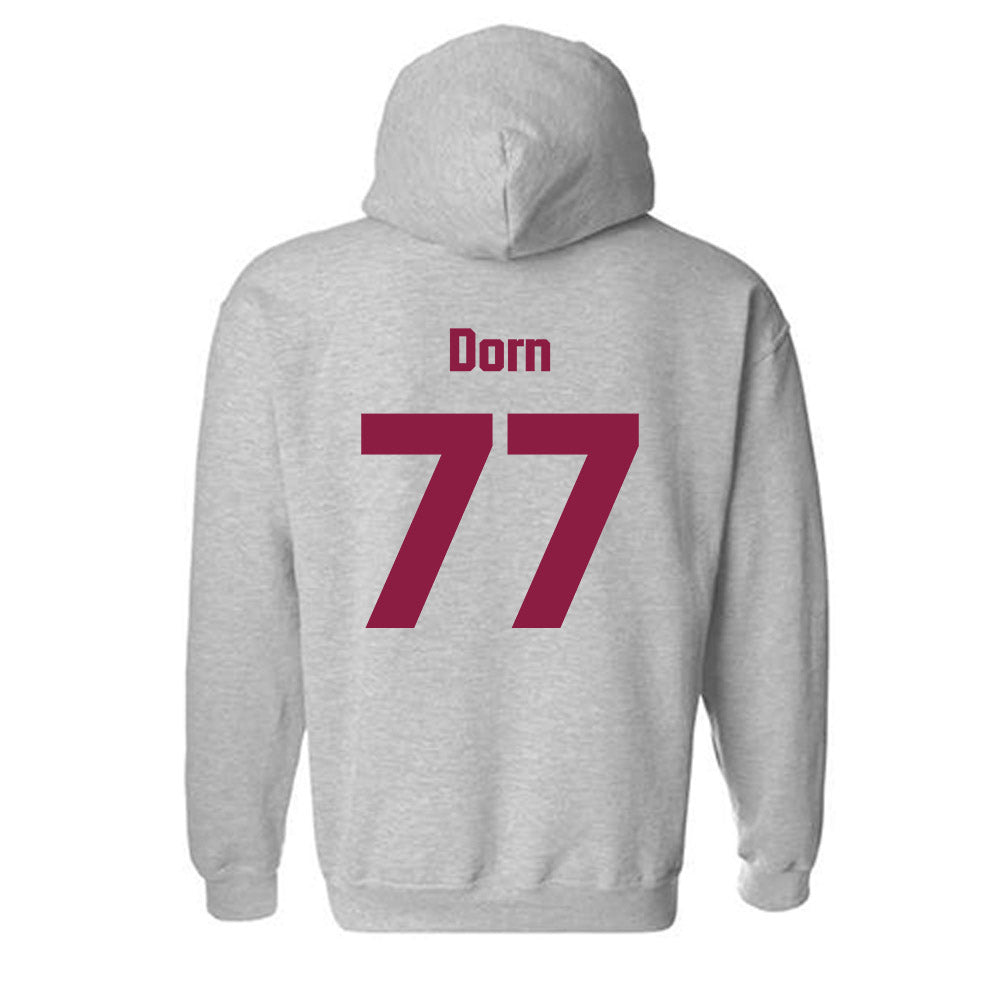 Virginia Tech - NCAA Men's Basketball : Antonio Dorn - Fashion Shersey Hooded Sweatshirt-1