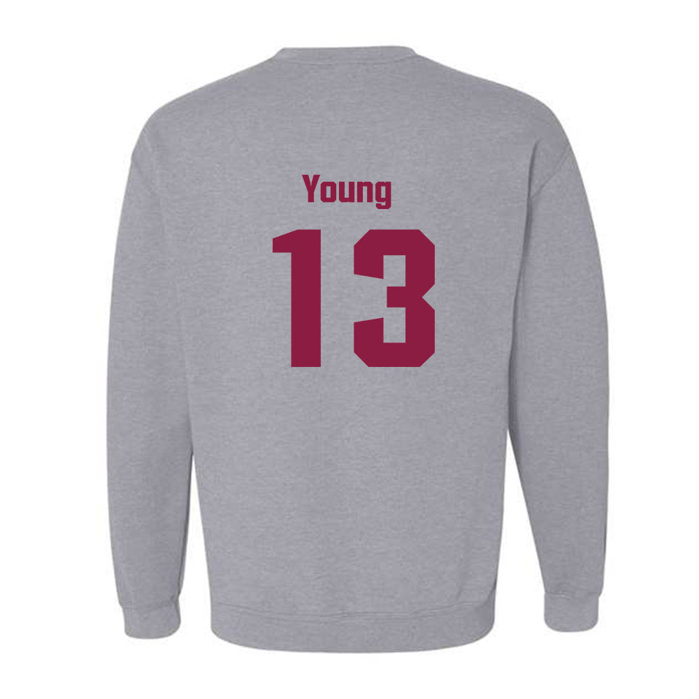 Virginia Tech - NCAA Men's Basketball : Jaydon Young - Fashion Shersey Crewneck Sweatshirt