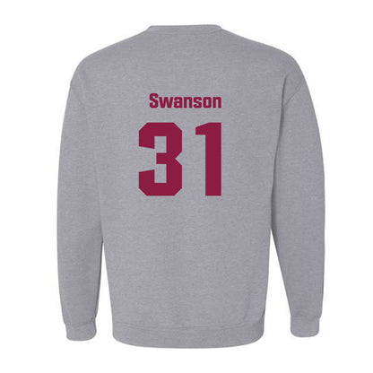 Virginia Tech - NCAA Women's Basketball : Sophie Swanson - Fashion Shersey Crewneck Sweatshirt-1
