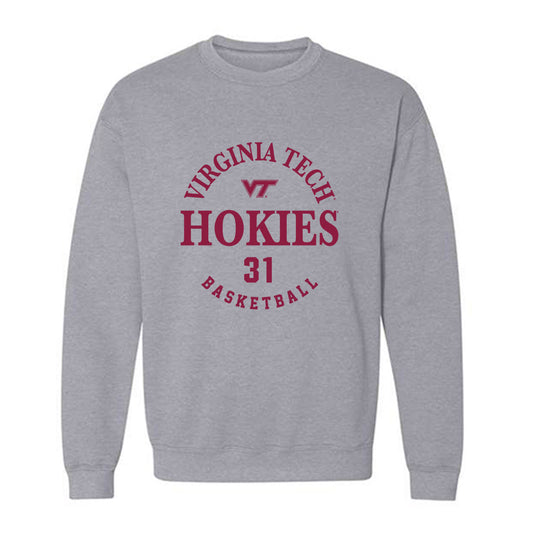 Virginia Tech - NCAA Women's Basketball : Sophie Swanson - Fashion Shersey Crewneck Sweatshirt-0