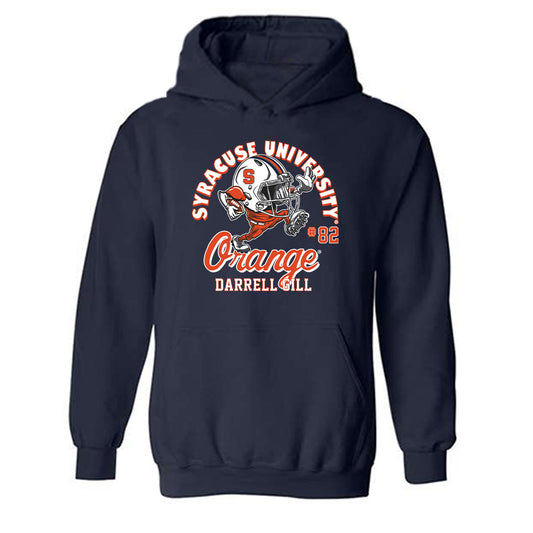 Syracuse - NCAA Football : Darrell Gill - Fashion Shersey Hooded Sweatshirt