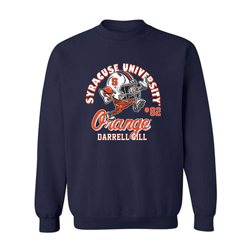 Syracuse - NCAA Football : Darrell Gill - Fashion Shersey Crewneck Sweatshirt