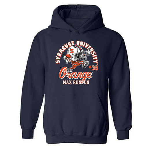 Syracuse - NCAA Football : Max Runyon - Fashion Shersey Hooded Sweatshirt