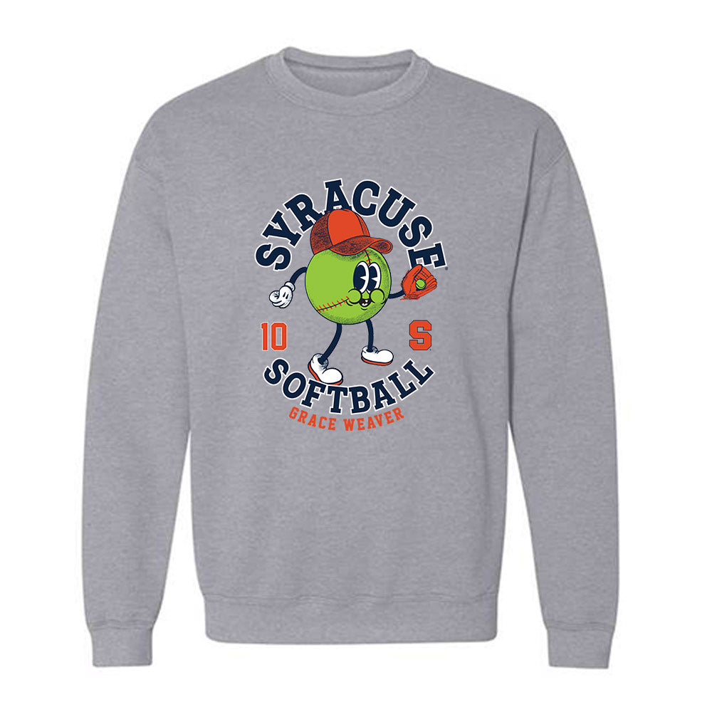 Syracuse - NCAA Softball : Grace Weaver - Fashion Shersey Crewneck Sweatshirt-0