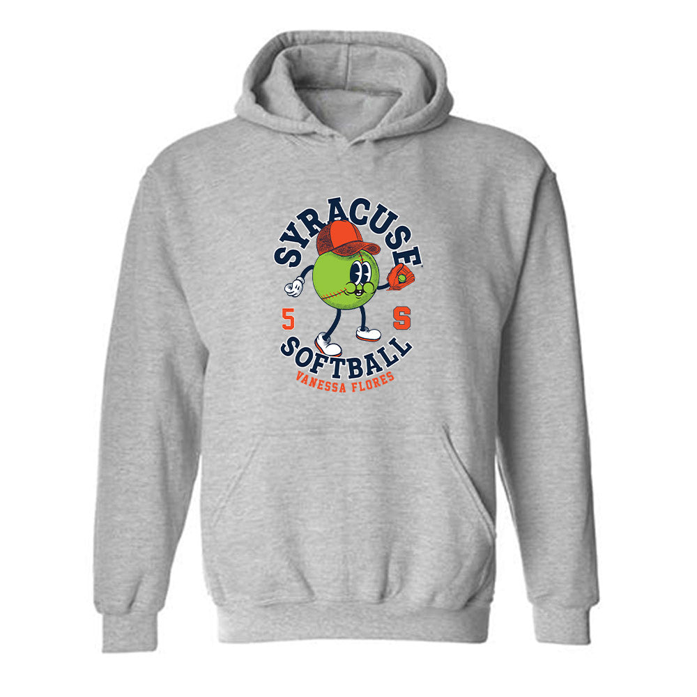 Syracuse - NCAA Softball : Vanessa Flores - Fashion Shersey Hooded Sweatshirt-0