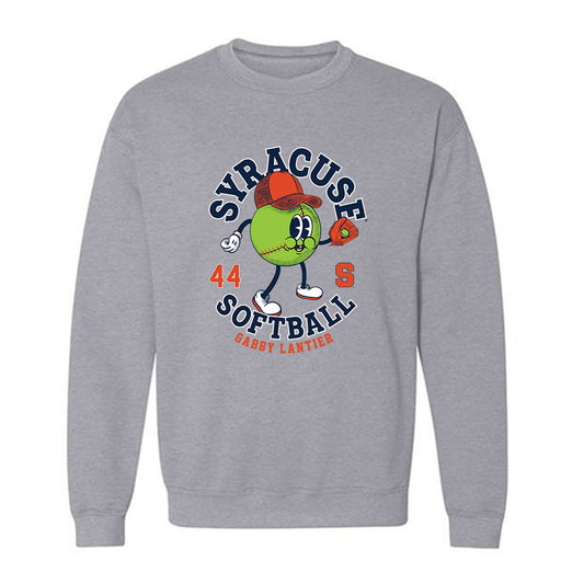 Syracuse - NCAA Softball : Gabby Lantier - Fashion Shersey Crewneck Sweatshirt-0