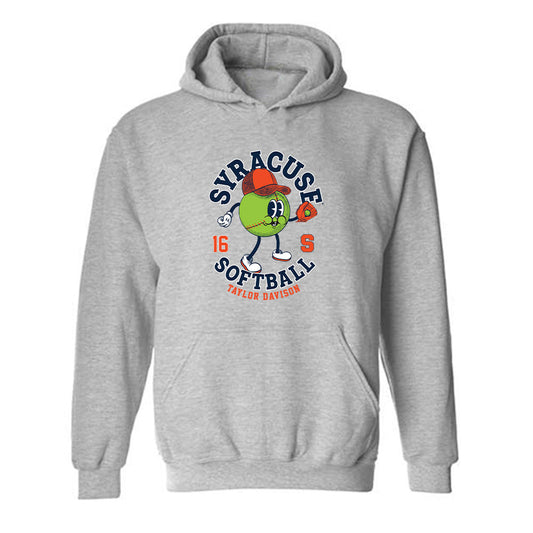 Syracuse - NCAA Softball : Taylor Davison - Fashion Shersey Hooded Sweatshirt-0