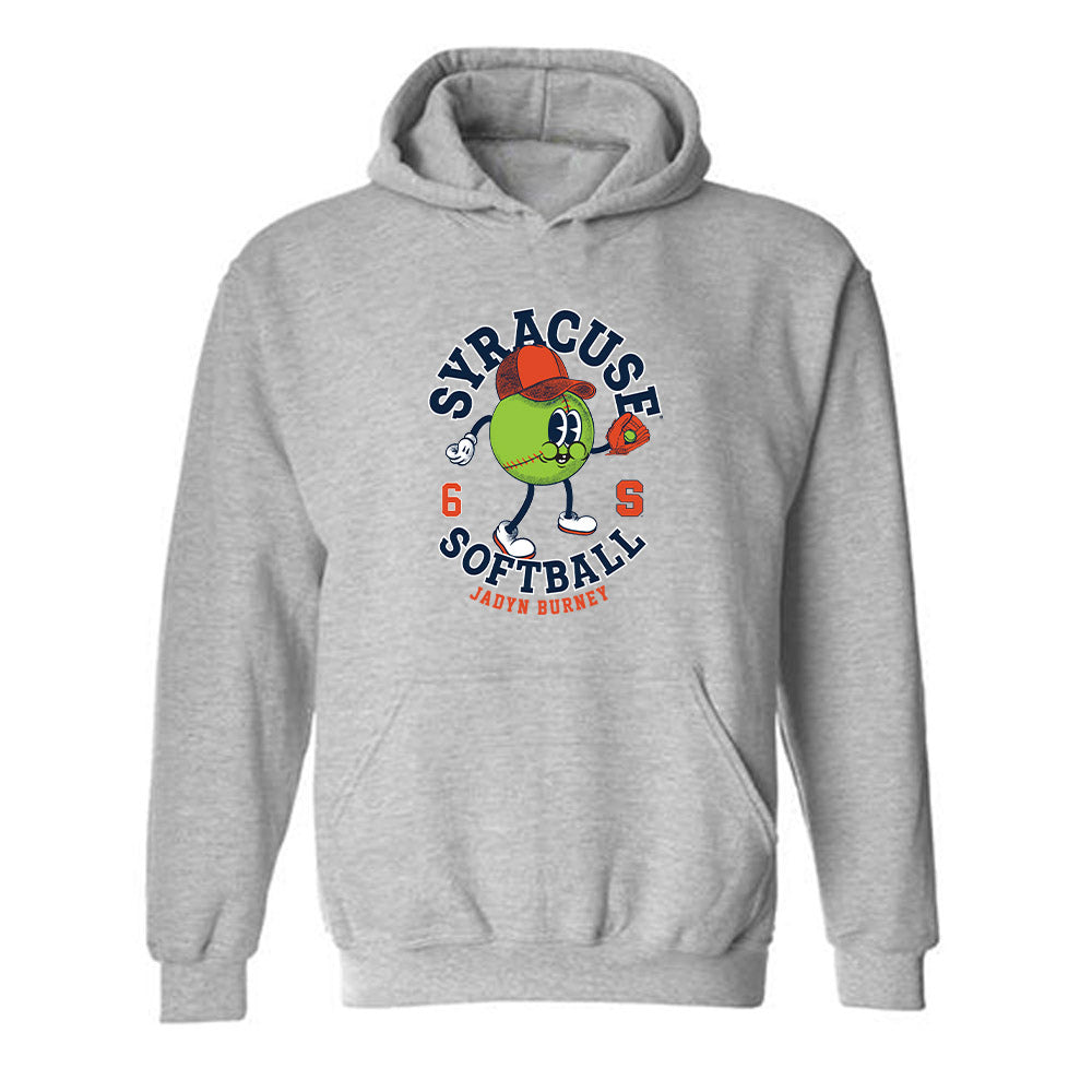 Syracuse - NCAA Softball : Jadyn Burney - Fashion Shersey Hooded Sweatshirt-0