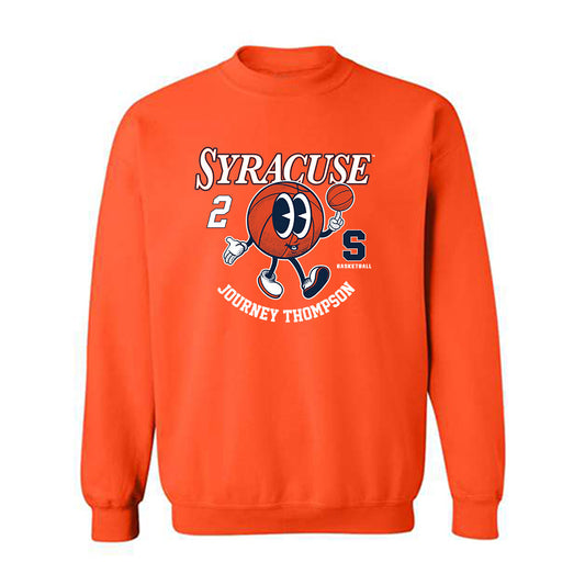 Syracuse - NCAA Women's Basketball : Journey Thompson - Fashion Shersey Crewneck Sweatshirt