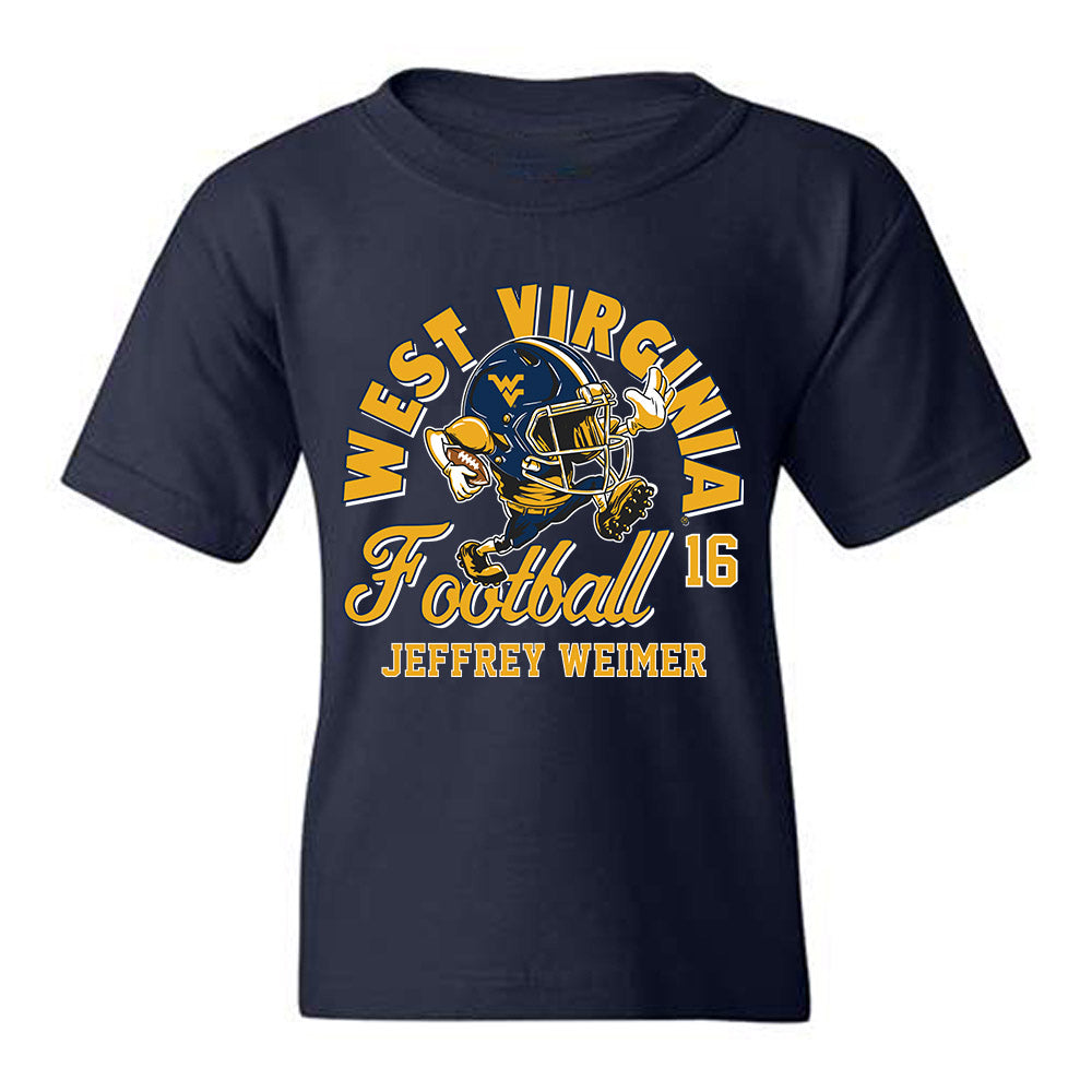 West Virginia - NCAA Football : Jeffrey Weimer - Fashion Shersey Youth T-Shirt-0