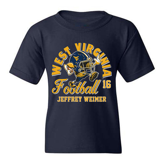 West Virginia - NCAA Football : Jeffrey Weimer - Fashion Shersey Youth T-Shirt-0