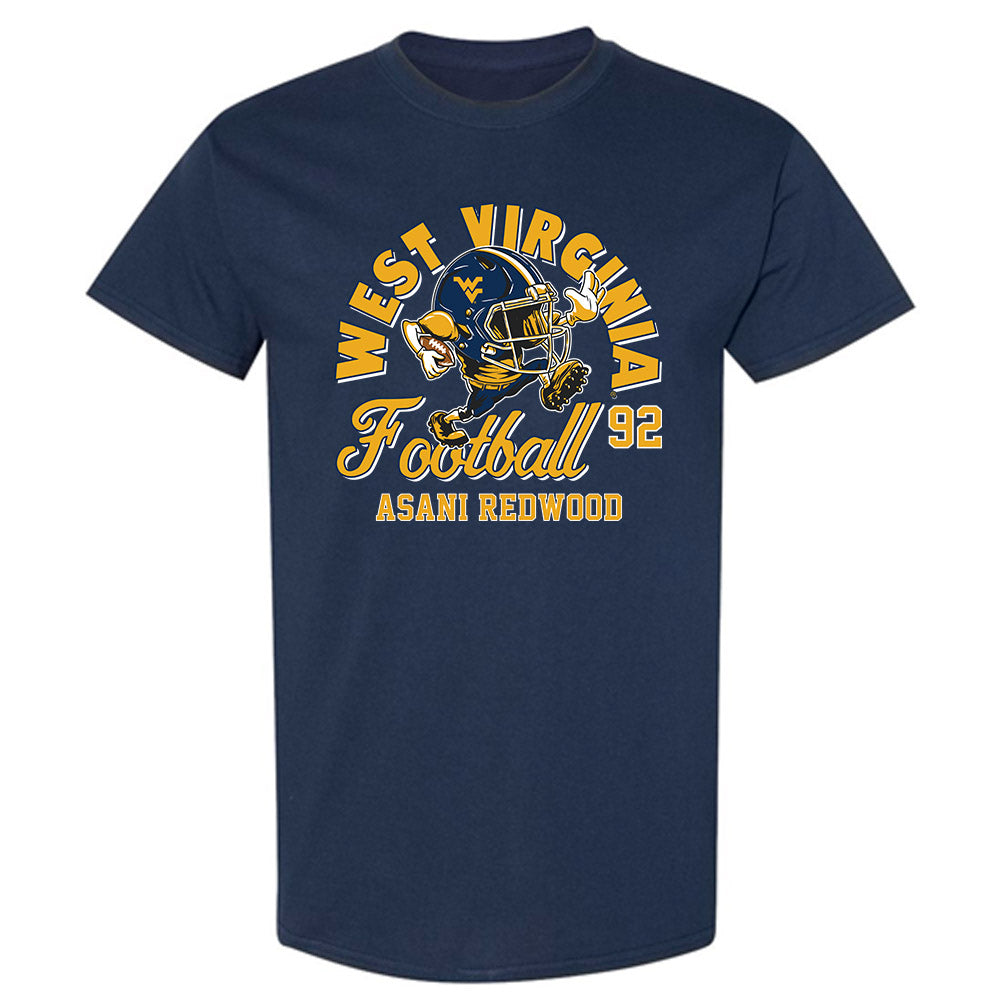 West Virginia - NCAA Football : Asani Redwood - T-Shirt Fashion Shersey