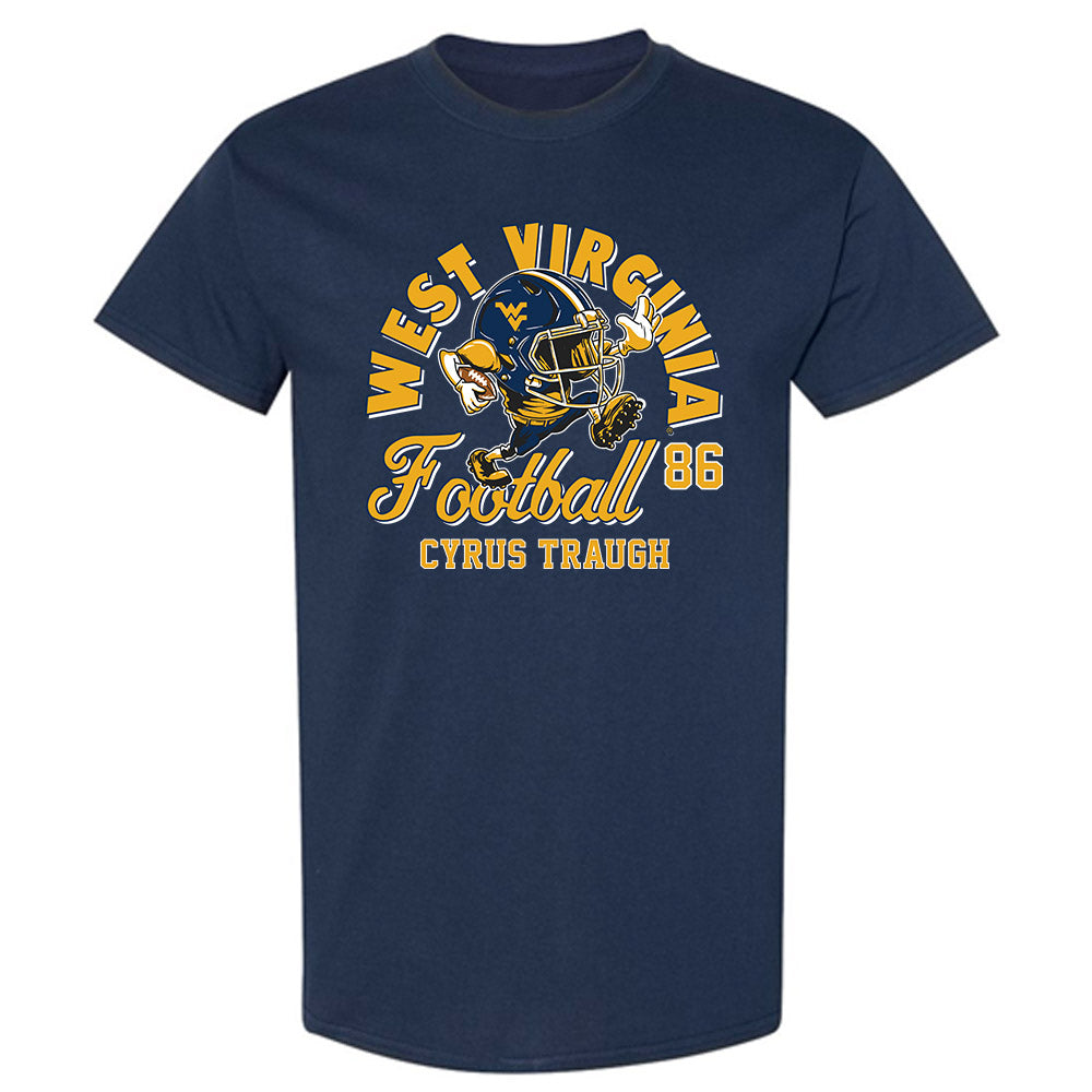 West Virginia - NCAA Football : Cyrus Traugh - Fashion Shersey T-Shirt-0