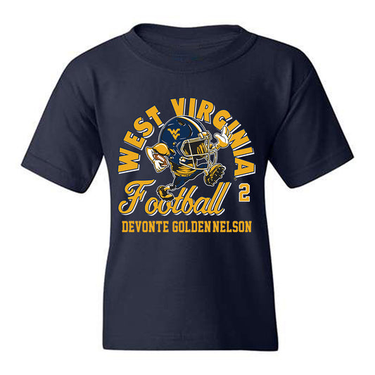 West Virginia - NCAA Football : Devonte Golden-Nelson - Fashion Shersey Youth T-Shirt-0