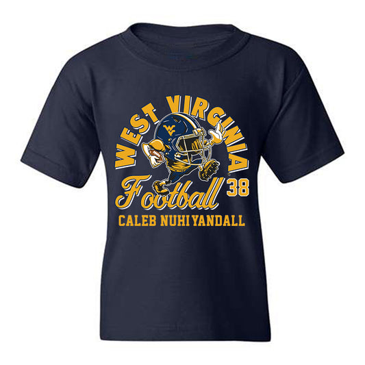 West Virginia - NCAA Football : Caleb Nuhi-Yandall - Fashion Shersey Youth T-Shirt-0