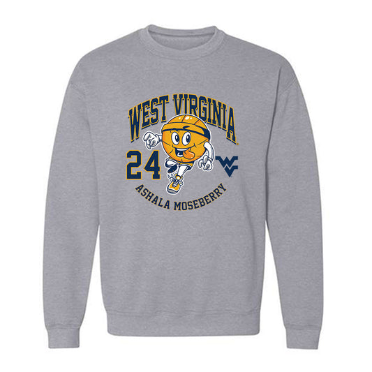 West Virginia - NCAA Women's Basketball : Ashala Moseberry - Crewneck Sweatshirt Fashion Shersey