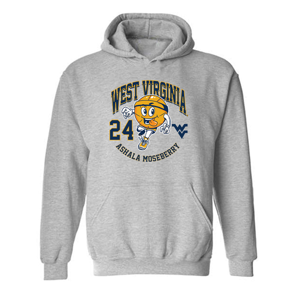 West Virginia - NCAA Women's Basketball : Ashala Moseberry - Hooded Sweatshirt Fashion Shersey