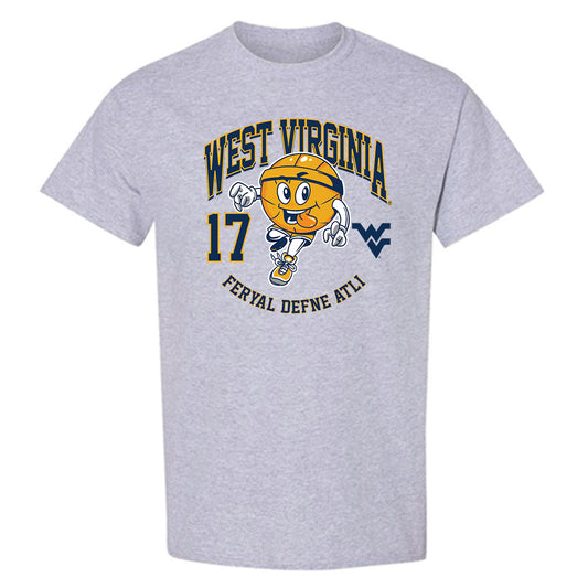 West Virginia - NCAA Women's Basketball : Feryal Defne Atli - Fashion Shersey T-Shirt-0