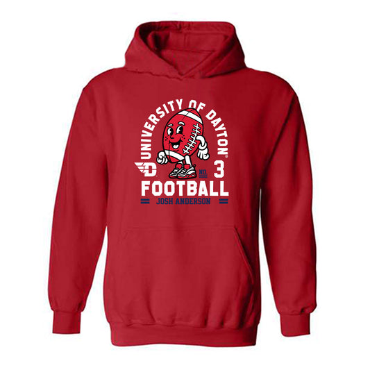 Dayton - NCAA Football : Josh Anderson - Fashion Shersey Hooded Sweatshirt