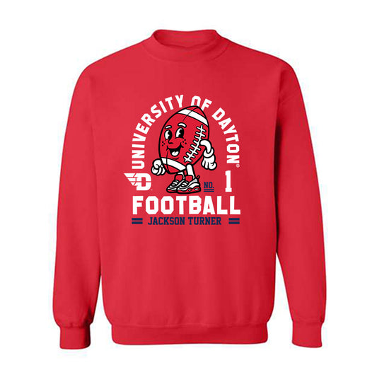 Dayton - NCAA Football : Jackson Turner - Fashion Shersey Crewneck Sweatshirt