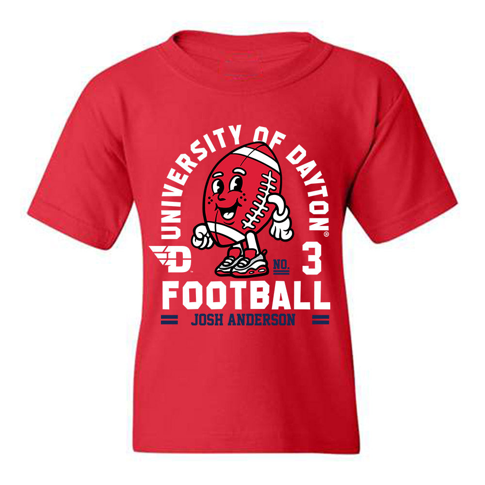 Dayton - NCAA Football : Josh Anderson - Fashion Shersey Youth T-Shirt