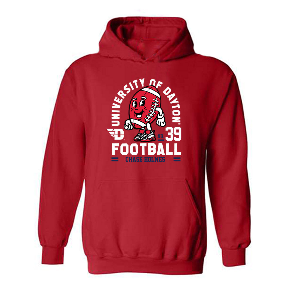 Dayton - NCAA Football : Chase Holmes - Fashion Shersey Hooded Sweatshirt-0