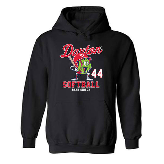 Dayton - NCAA Softball : Ryan Gibson - Fashion Shersey Hooded Sweatshirt-0