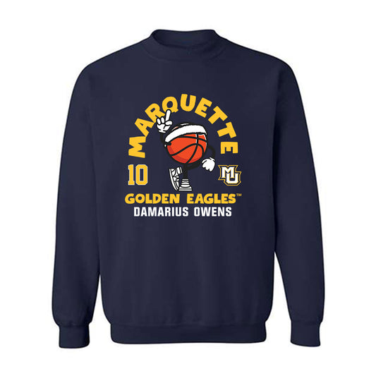 Marquette - NCAA Men's Basketball : Damarius Owens - Crewneck Sweatshirt