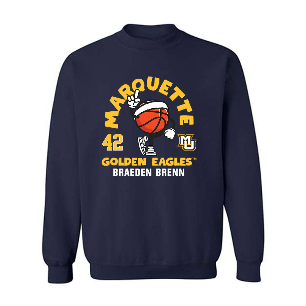 Marquette - NCAA Men's Basketball : Braeden Brenn - Fashion Shersey Crewneck Sweatshirt-0