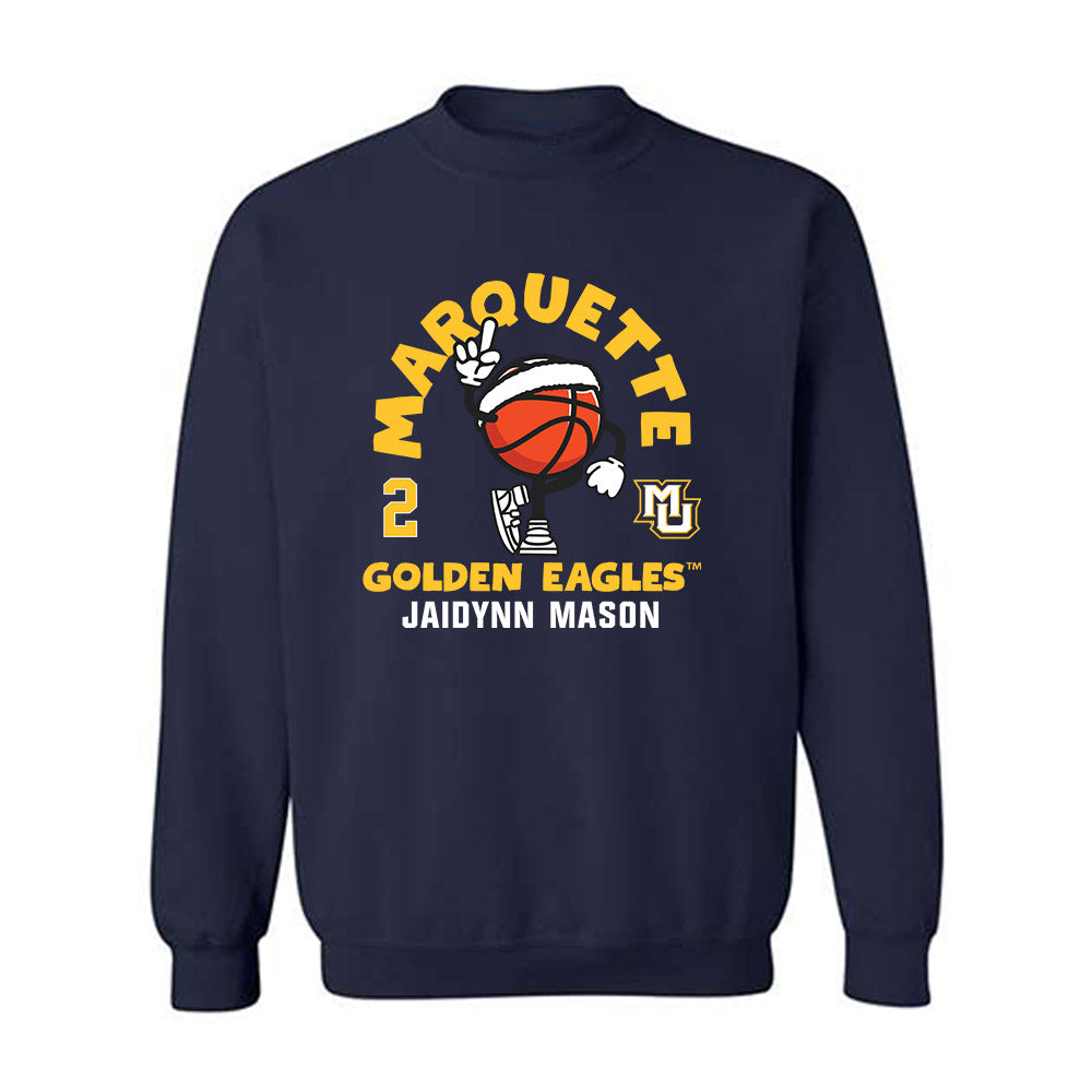 Marquette - NCAA Women's Basketball : Jaidynn Mason - Fashion Shersey Crewneck Sweatshirt-0