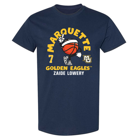 Marquette - NCAA Men's Basketball : Zaide Lowery - Fashion Shersey T-Shirt-0
