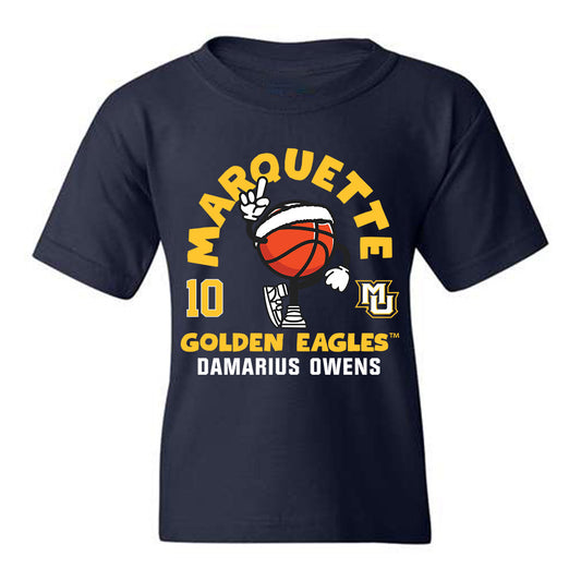 Marquette - NCAA Men's Basketball : Damarius Owens - Youth T-Shirt