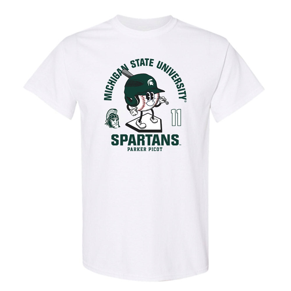 Michigan State - NCAA Baseball : Parker Picot - T-Shirt-0