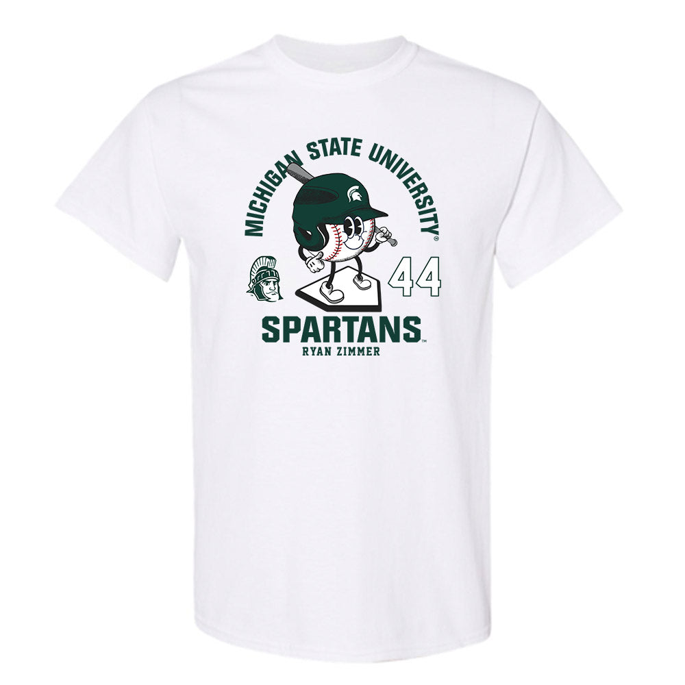 Michigan State - NCAA Baseball : Ryan Zimmer - T-Shirt-0